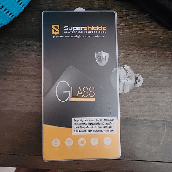 Supershieldz Tempered Glass Screen Protector for Samsung Galaxy Watch (46mm) - Picture 1 of 5